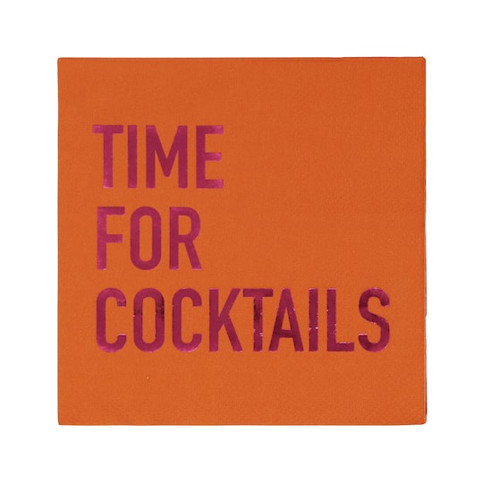 Time For Cocktails Beverage Napkins by Ashland&#xAE;, 20ct.